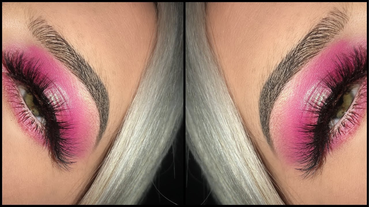 PINK SPOTLIGHT EYE | HUDA BEAUTY & NYX COSMETICS