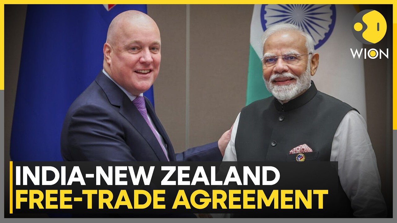 India-New Zealand FTA To Take Effect From October 20 | WION News