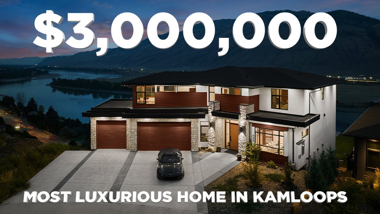 Inside a MOUNTAIN CLIFF $3,000,000 ULTRA LUXURY ESTATE in Kamloops BC Canada YTV