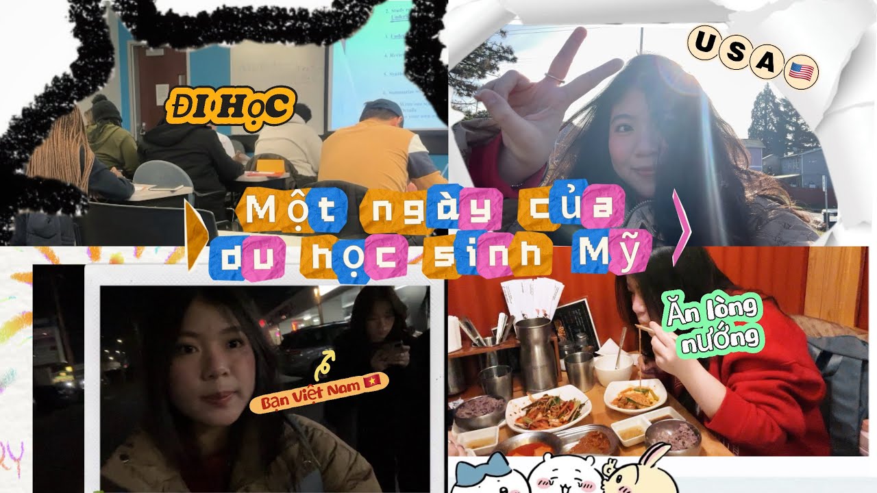 DAILY VLOG 🇺🇸📚 MỘT NGÀY ĐI HỌC CỦA DU HỌC SINH MỸ SẼ NHƯ THẾ NÀO? 💫🌈🎒