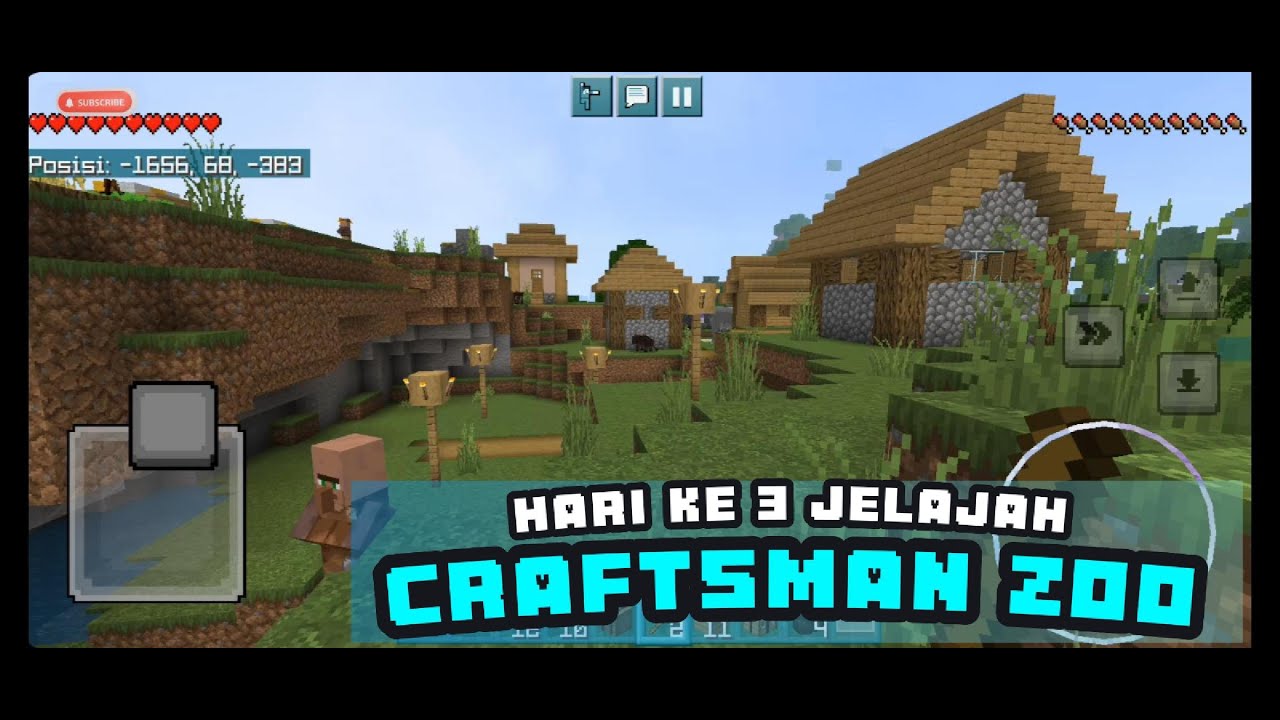 Nemu desa ke dua dan makam 🏕️🫣 🪦 PART 3 JELAJAH CRAFTSMAN ZOO