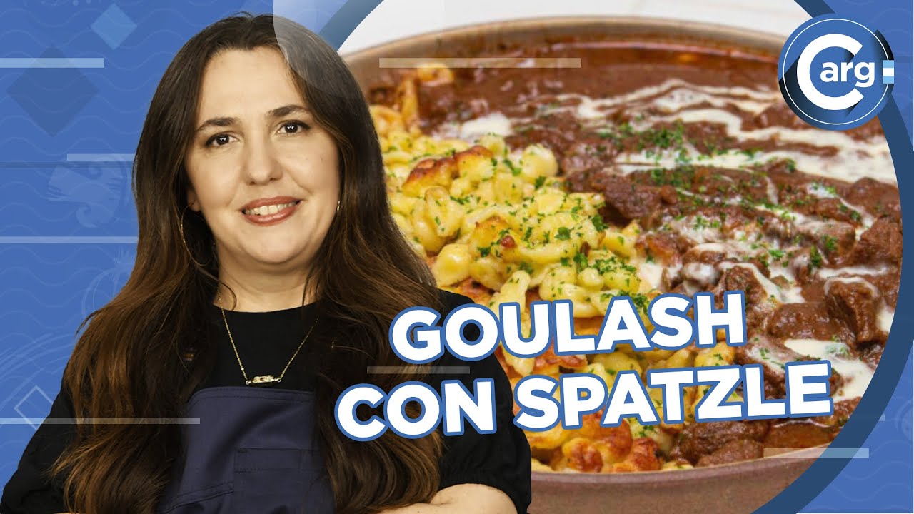 RECETA DE GOULASH CON SPATZLE