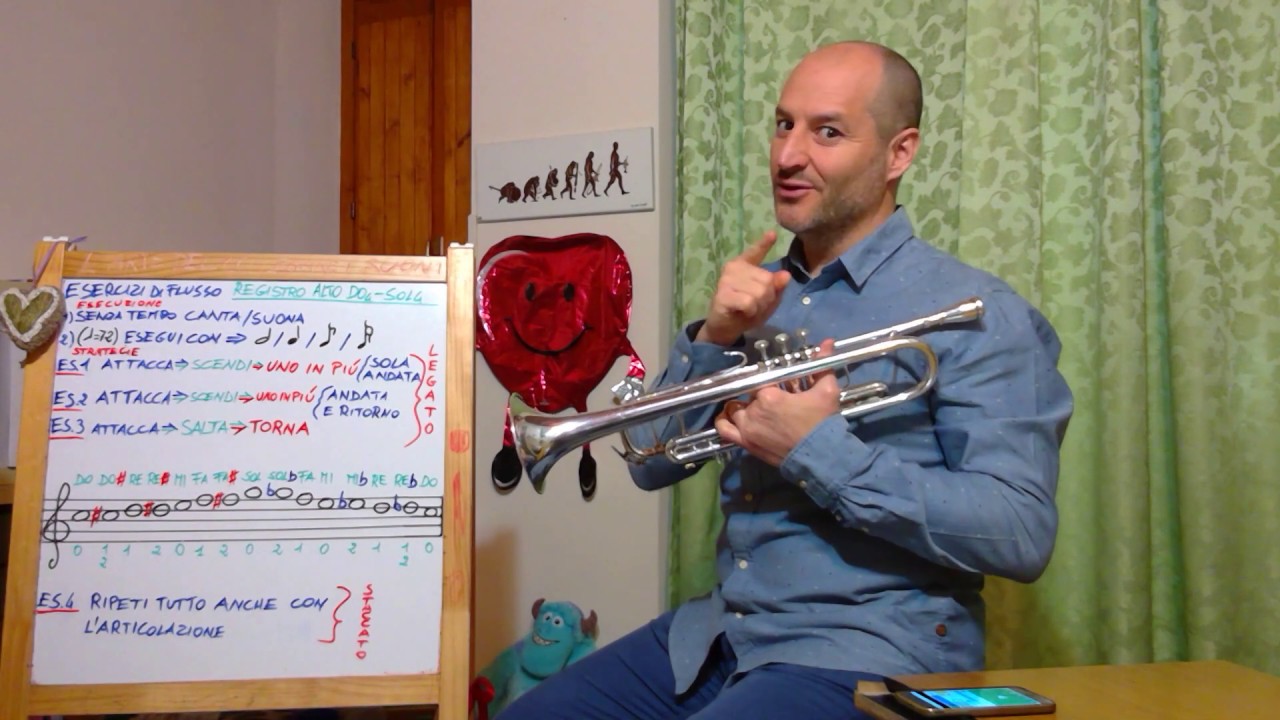 Flow Studies: REGISTRO ALTO (Do4-Sol4) | Il Prof. di tromba