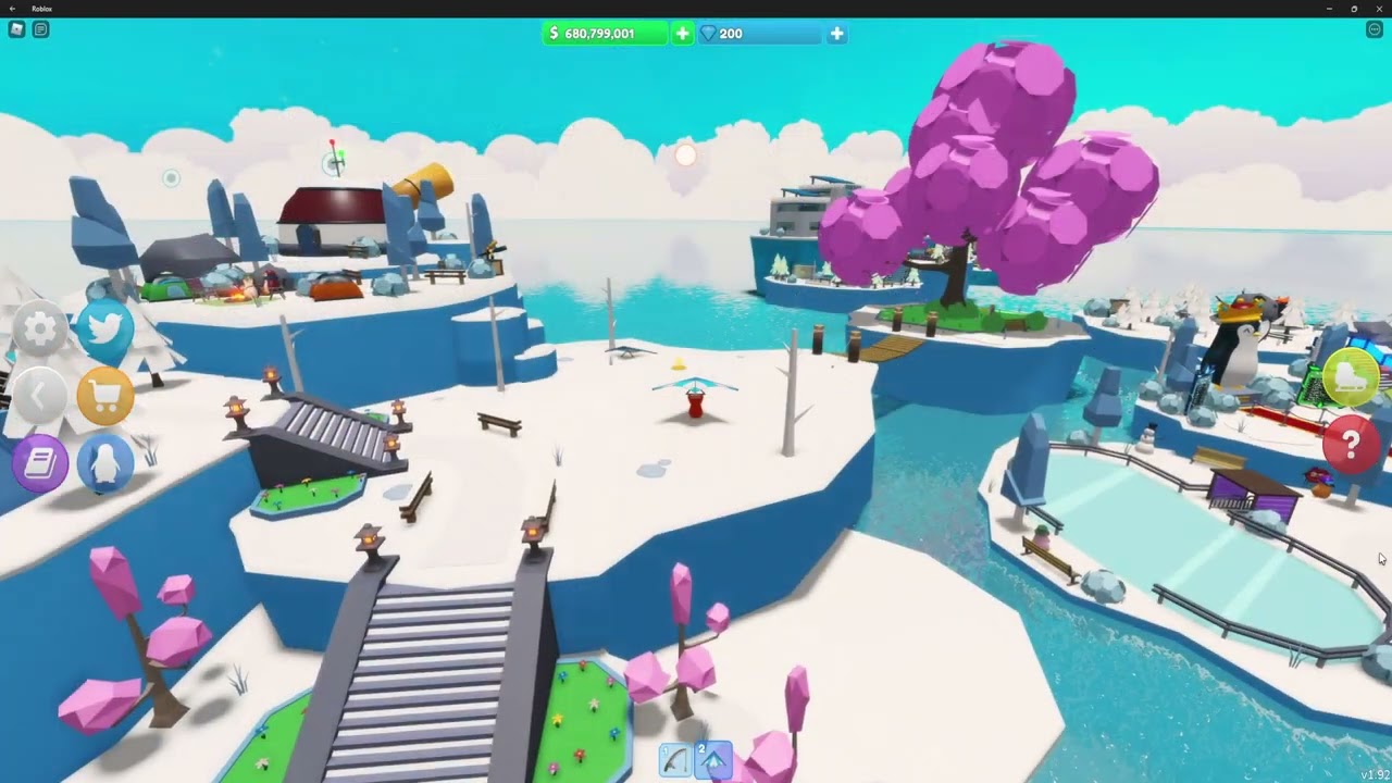 Trying out the new Glider! - Penguin Tycoon [Roblox]