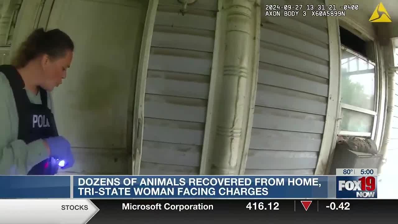 Police rescue over 40 animals from Clermont County woman&rsquo;s home