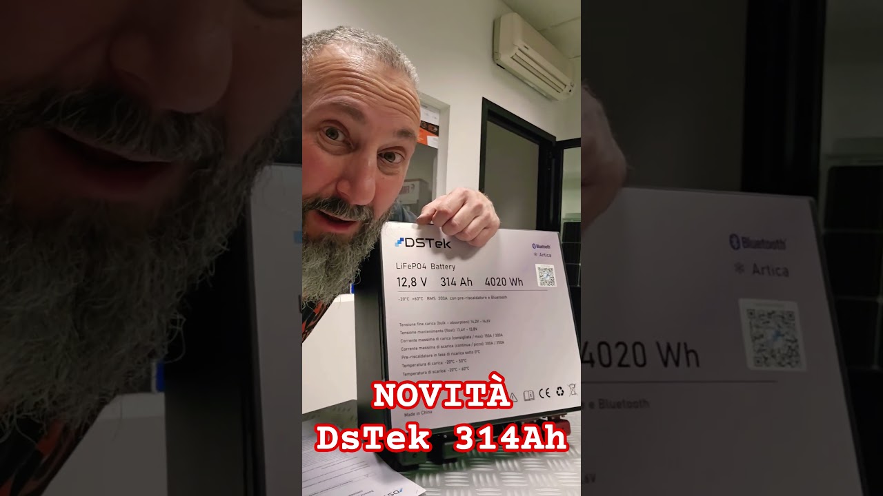 DsTek 314ah Litio NOVIT&Agrave;! batteria LiFePo4 artica #dstek