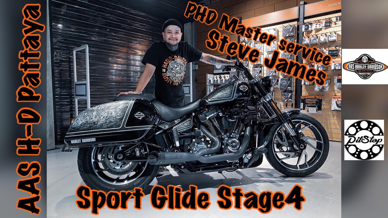 Harley Davidson Sport Glide Stage4 114ci High Performance โดย PHD Master Service Steve James
