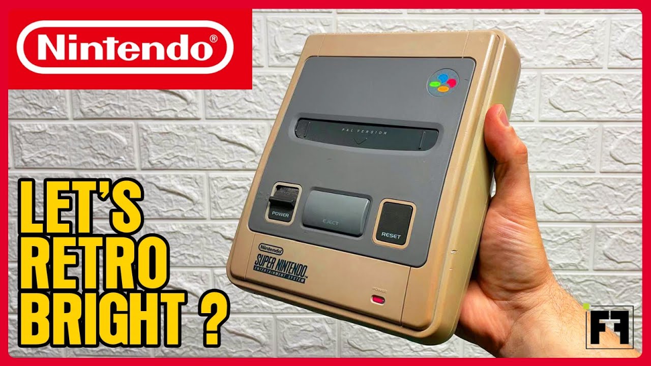 SUPER NINTENDO ( SNES ) Retrobright Restoration