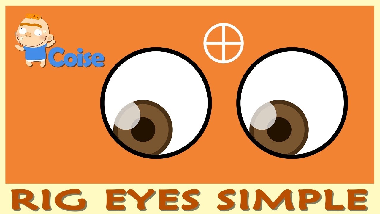 How to rig eyes simple - Coise - Anime Studio - Moho tutorial