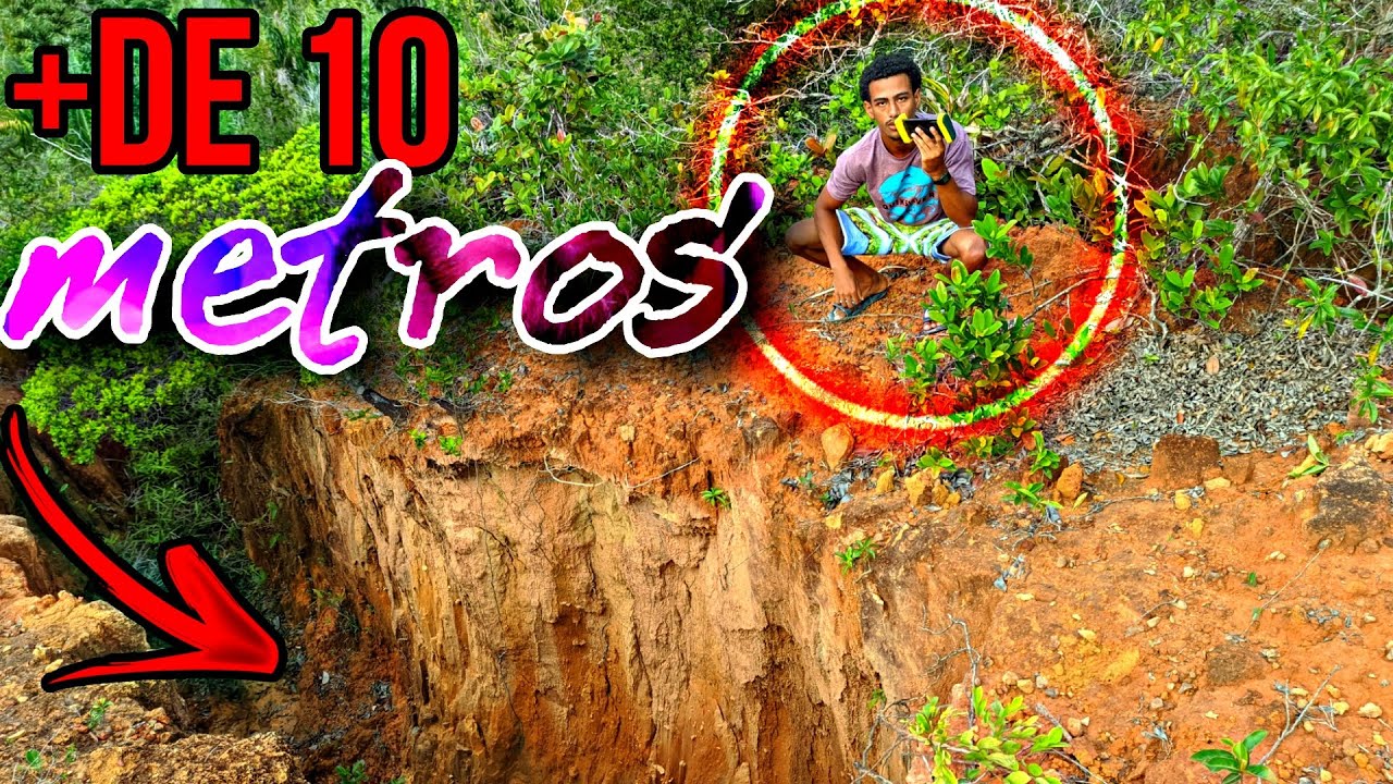 ASMR nas FENDAS, COM QUEDA DE MAIS DE 10 METROS DE ALTURA.