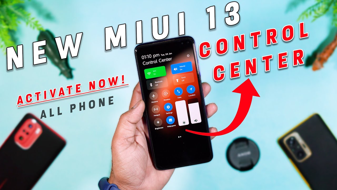NEW MIUI 13 CONTROL CENTER | MIUI 13 NEW CONTROL CENTER Ui | ENABLE MIUI 13 CONTROL CENTER 🔥
