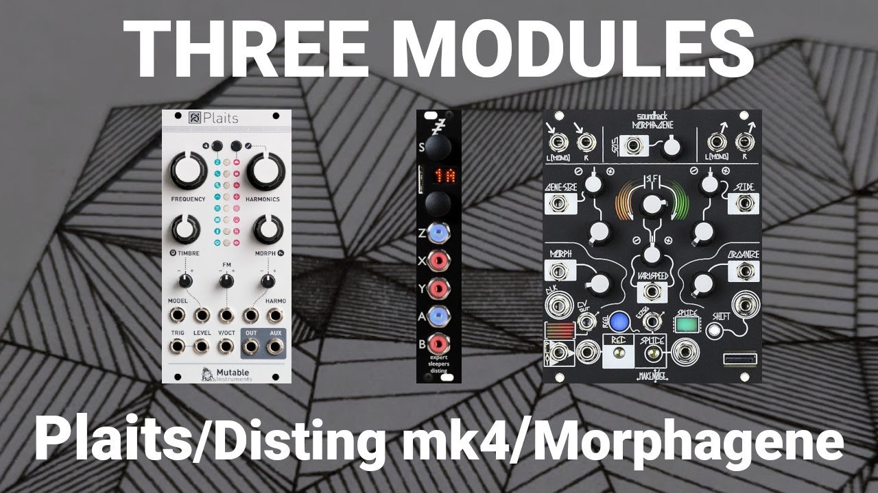 3 Modules: Plaits, Disting mk4, Morphagene - Tape Loop Drone