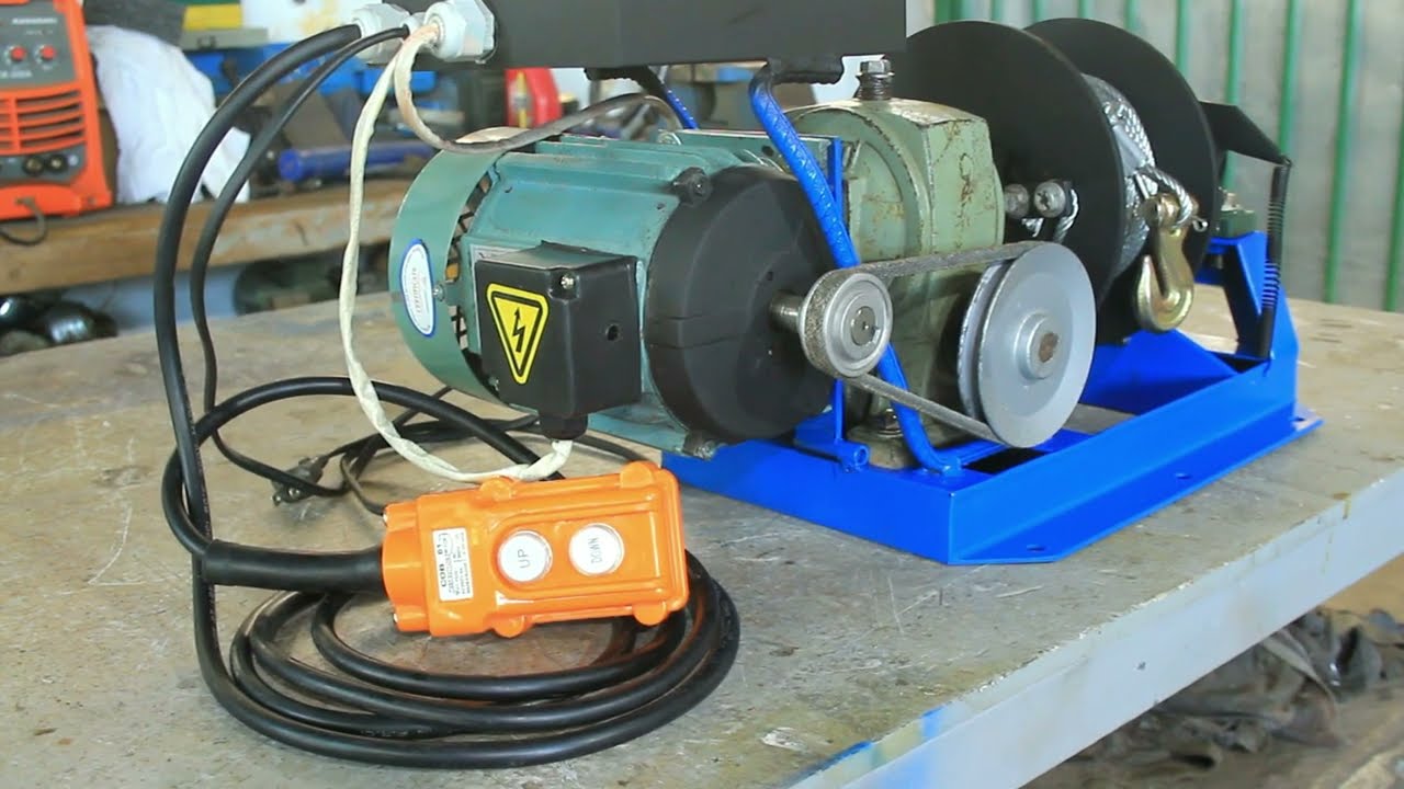 DIY WINCH WITH BRAKE