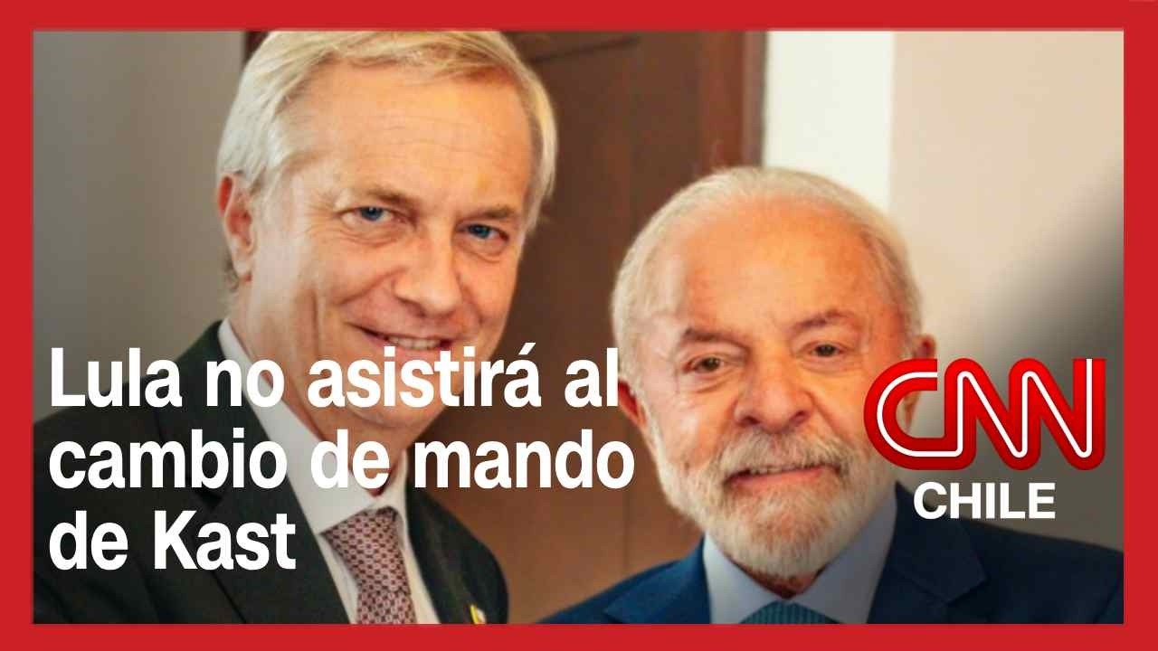 Las razones de la ausencia de Lula en el cambio de mando de Kast