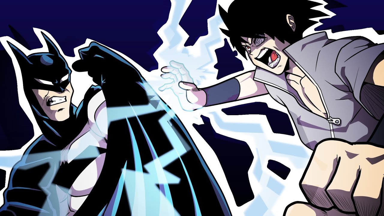 Batman and Sasuke talk(DC x Naruto Comic Crossover)