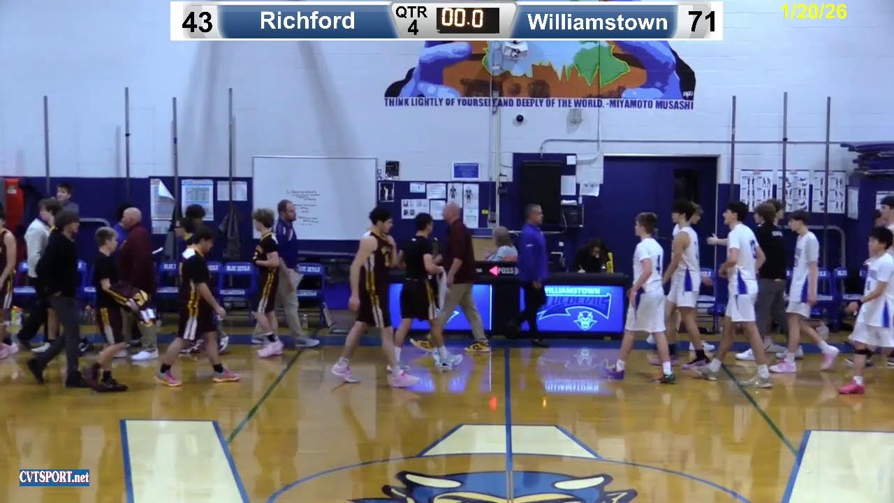 1/20/26-Richford @ Williamstown Boys Basketball