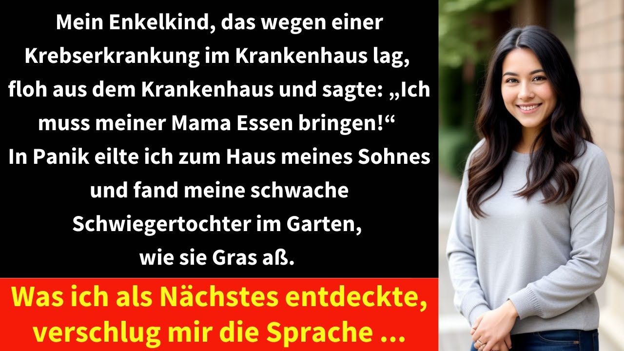Mein Enkelkind, das wegen einer Krebserkrankung im Krankenhaus lag, floh aus dem Krankenhaus und