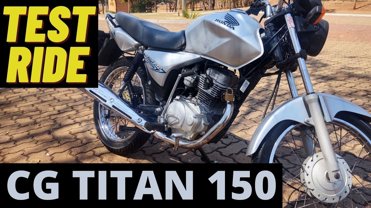 Teste Ride Honda CG Titan 150 KS ano 2007
