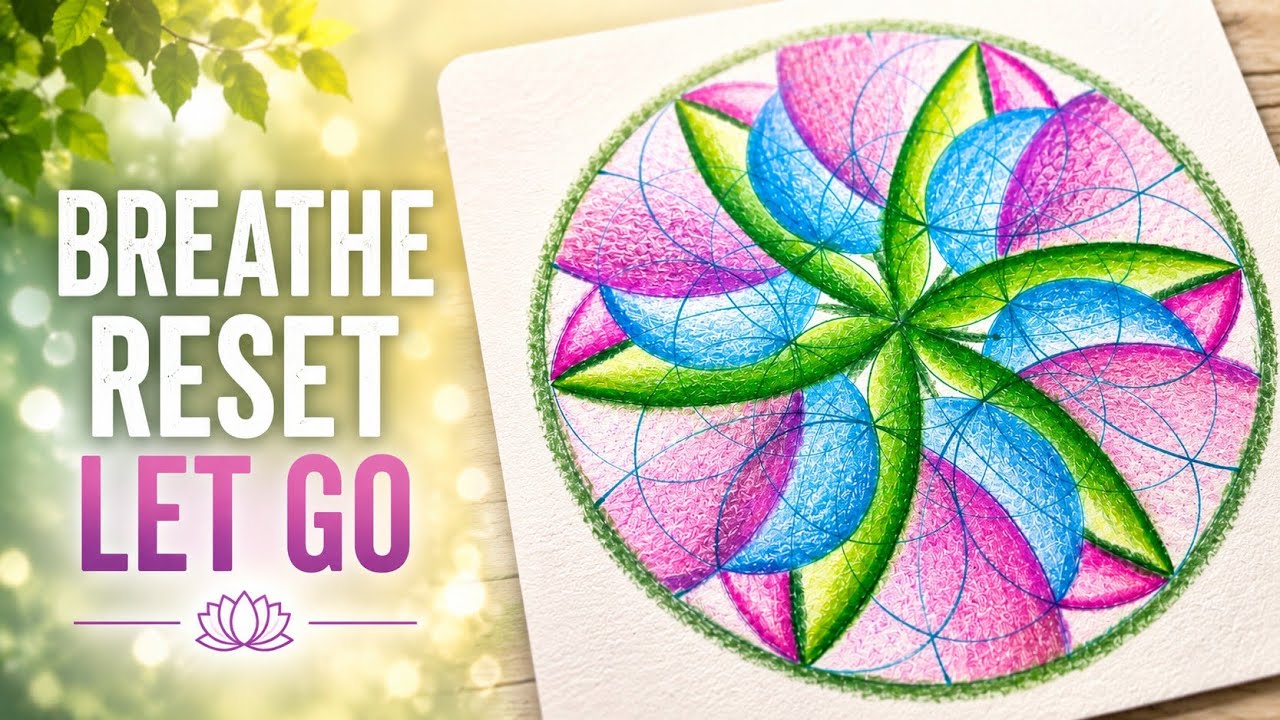 Real Time Mandala Drawing | Relaxing Sacred Geometry