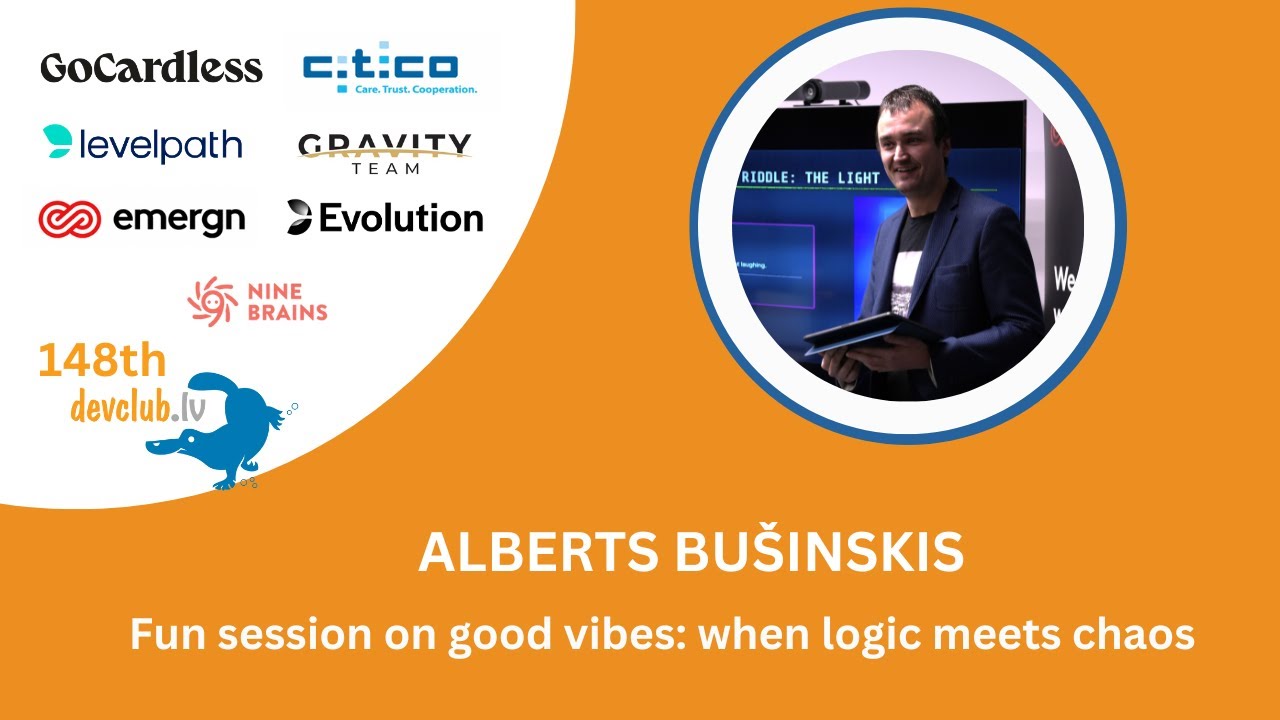 Fun session on good vibes: when logic meets chaos by Alberts Bušinskis at Vibe Coding DevClub.lv