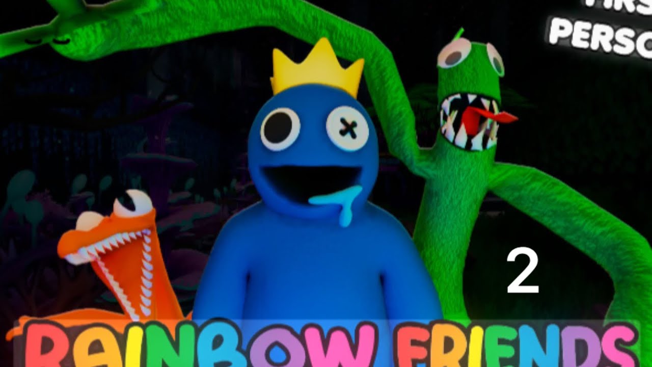 Rainbow Friends Recopilación de los 2 capítulos #roblox #rainbowfriends 