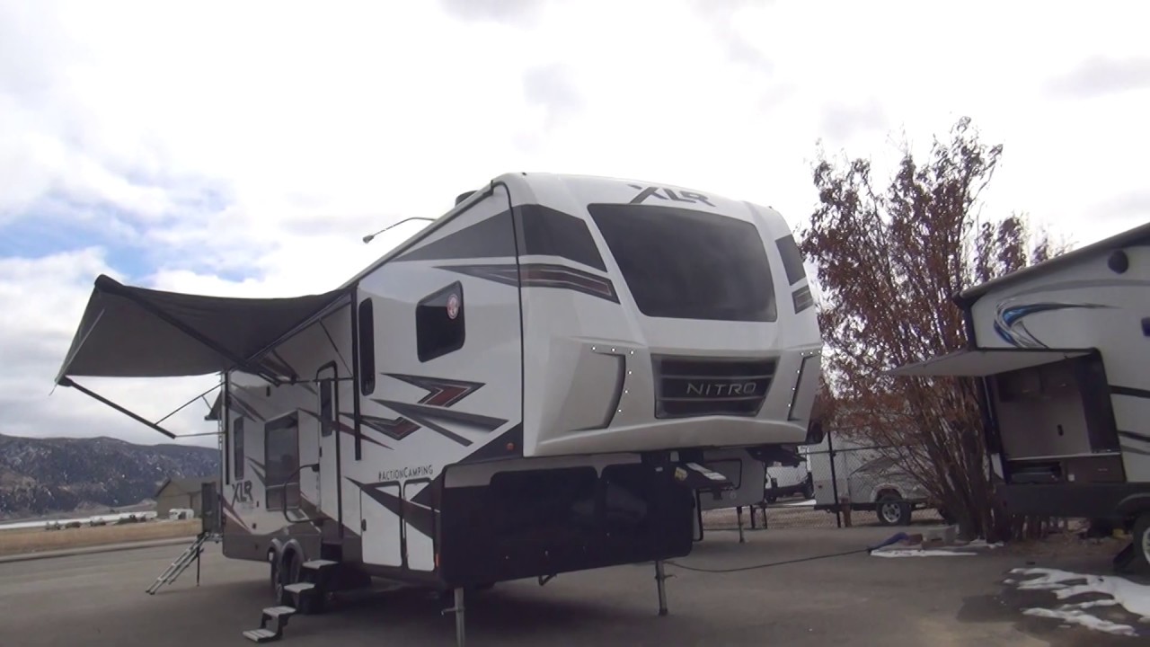 Shortest Toy Hauler Fifth Wheel on the Market. 2020 XLR Nitro 28DK5 by Forest River