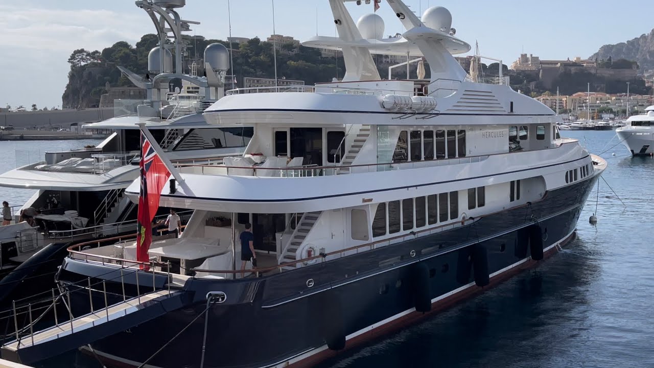 FEADSHIP BUILT HERCULES (ex. HERCULINA) YACHT by DE VOOGT & GLADE JOHNSON DESIGN - @archiesvlogmc