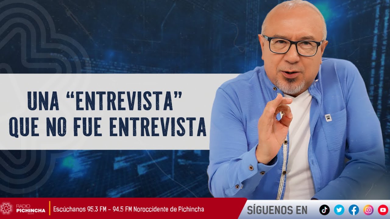 Una “entrevista” que no fue entrevista