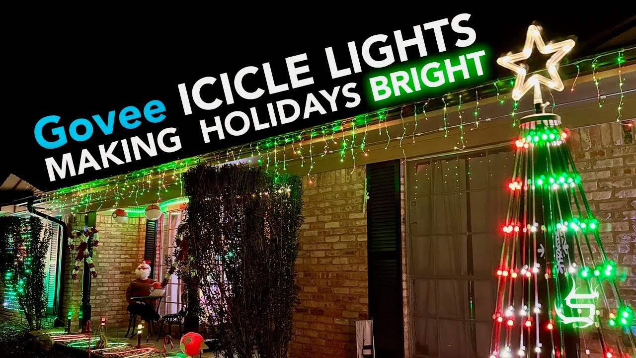 🧊 Govee Icicle Lights! - A Festive Holiday Product 🎄