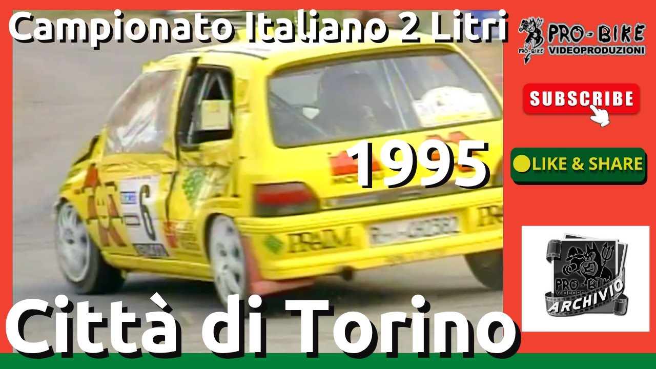 Rally Città di Torino 1995 - 1' gara del Campionato Italiano 2 Litri
