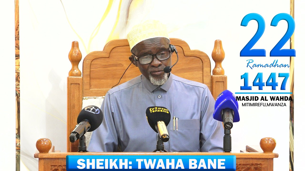#LIVE: TAFSIR YA QUR`AN ||SHEIKH TWAHA BANE || 11/03/2026  MASJID AL WAHDA  MWANZA