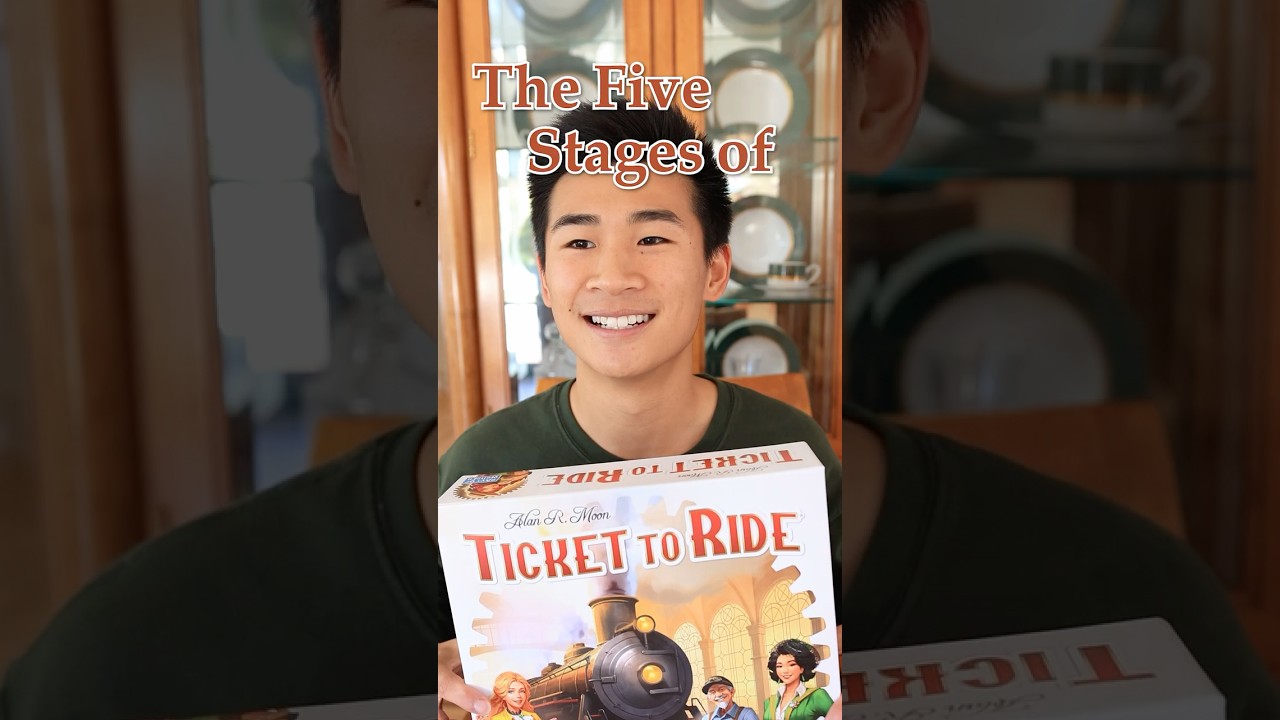 The Five Stages of Ticket to Ride