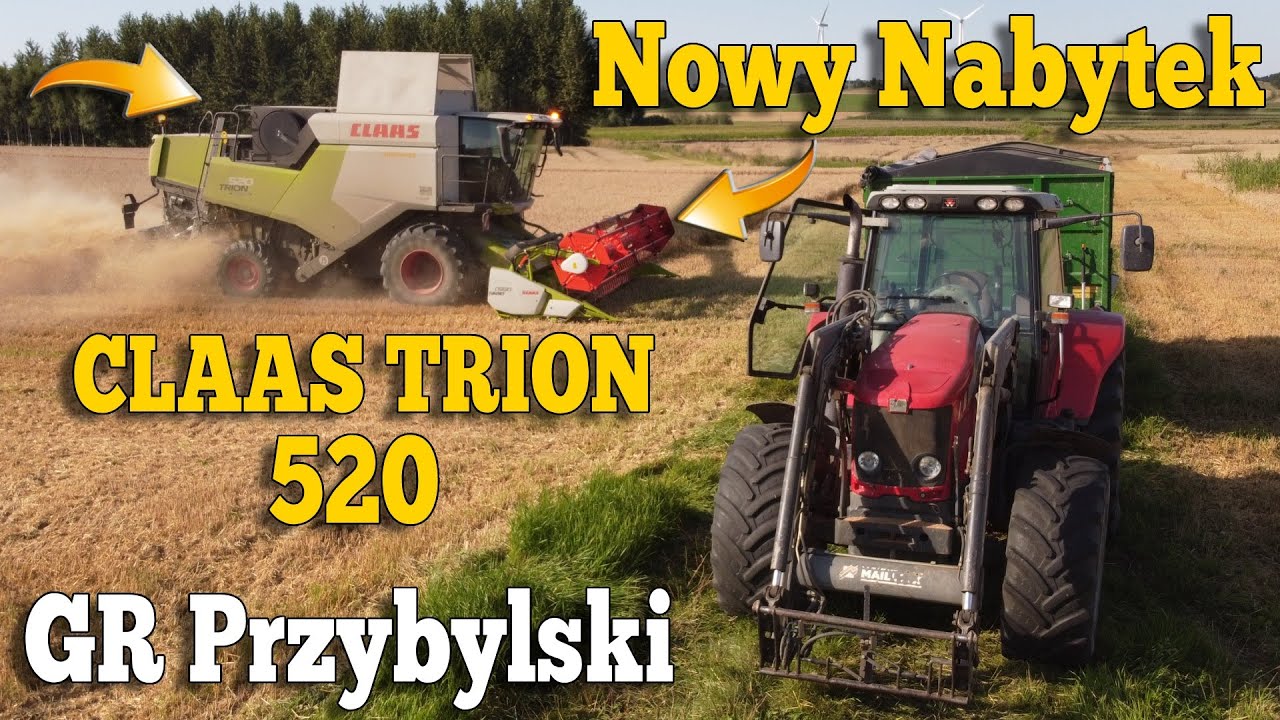 ✅NOWY NABYTEK 2023 - CLAAS TRION 520!🔥Żniwa Pszenicy w GR Przybylski🔥Pierwszy TRION na PODKARPACIU!✅