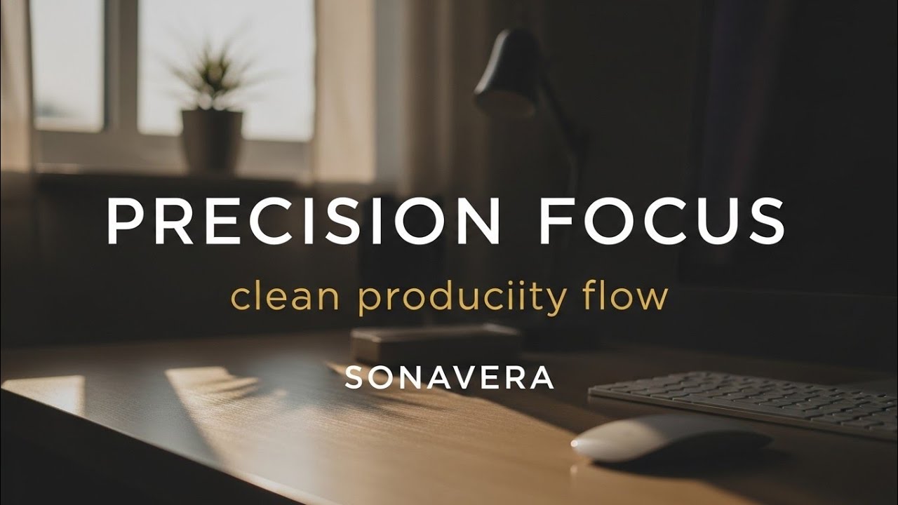 Deep Focus Music for Work – Clean Instrumental Background for Productivity | SONAVERA