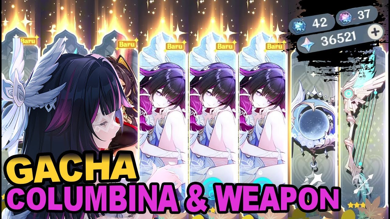 Anti Nyesel Gacha Ist** Columbina | Gacha Columbina & Weapon Signaturenya - Genshin Impact