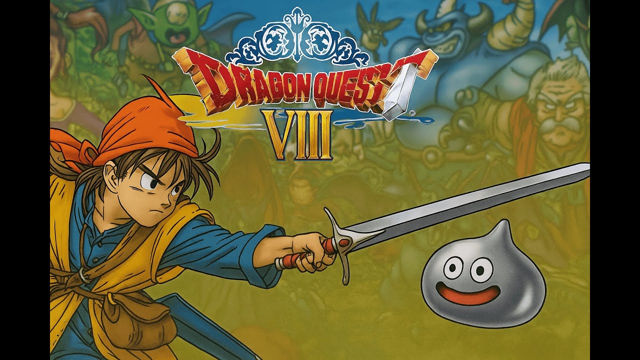 Dragon Quest VIII: FIRST METAL SLIME FARMING SPOT! | Early Game Grind at Ruined Abbey (3DS MOD)