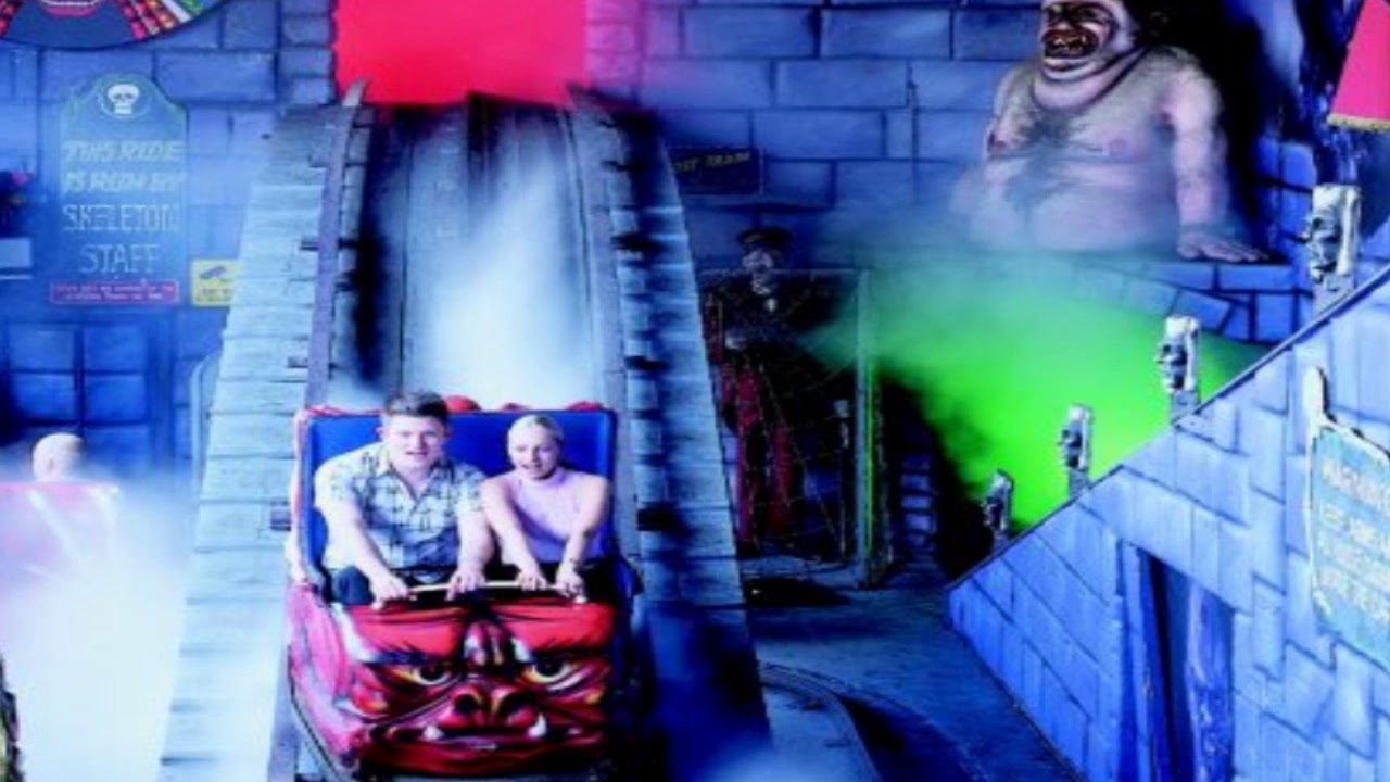 Blackpool Pleasure Beach Ghost Train Outside Music
