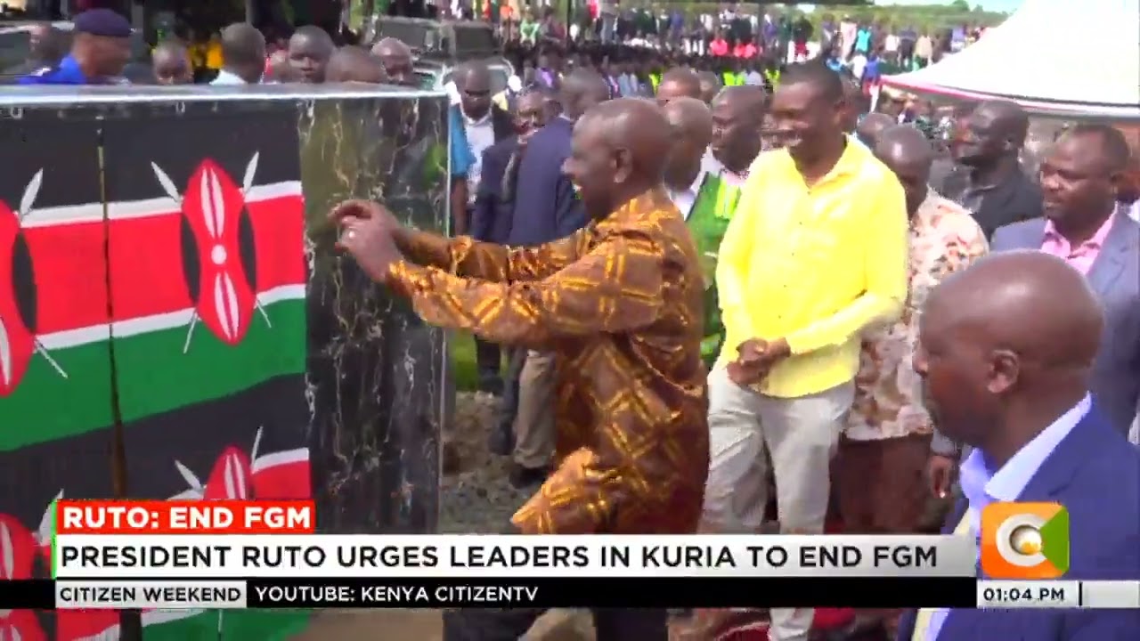 President Ruto urges leaders in Kuria to end FGM
