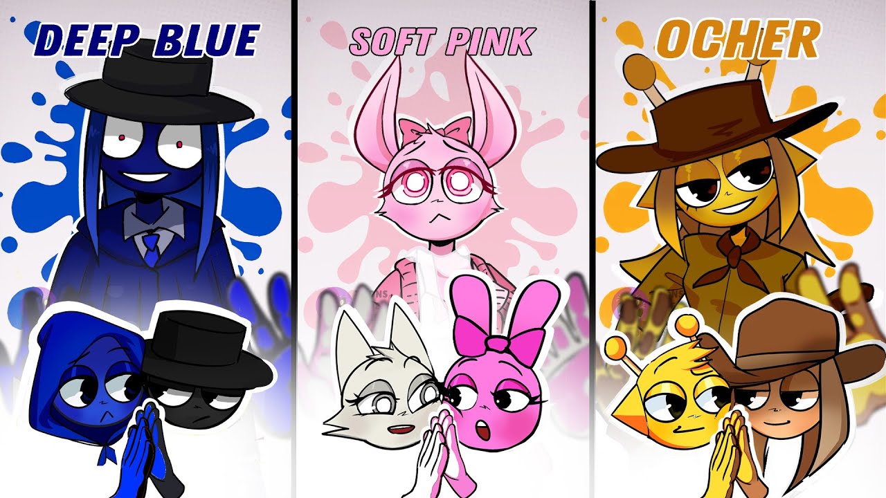 COLOUR MIX TREND 🎨🖌️ | SPRUNKI COMPILATION
