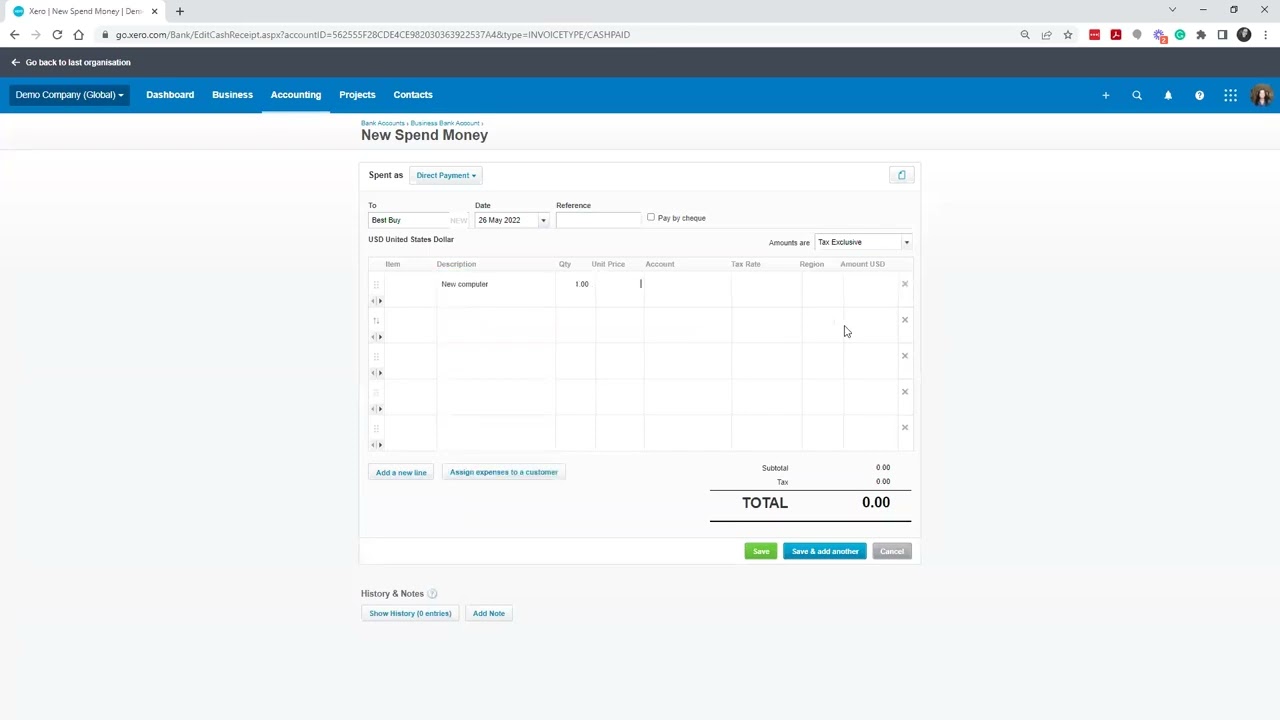 The difference between a Spend Money and a Bill in Xero