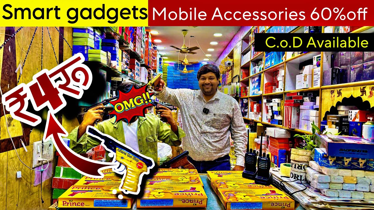 ₹4रू 🔥Cheapest mobile Accessories Warehouse | Wholesale Electronics, Smart Gadgets At Wholesale Rate