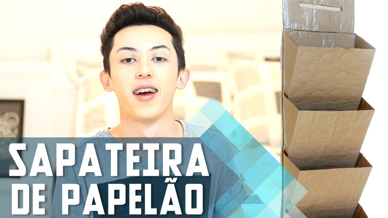 Sapateira de Papelão - DIY TUTORIAL | #VEDA12