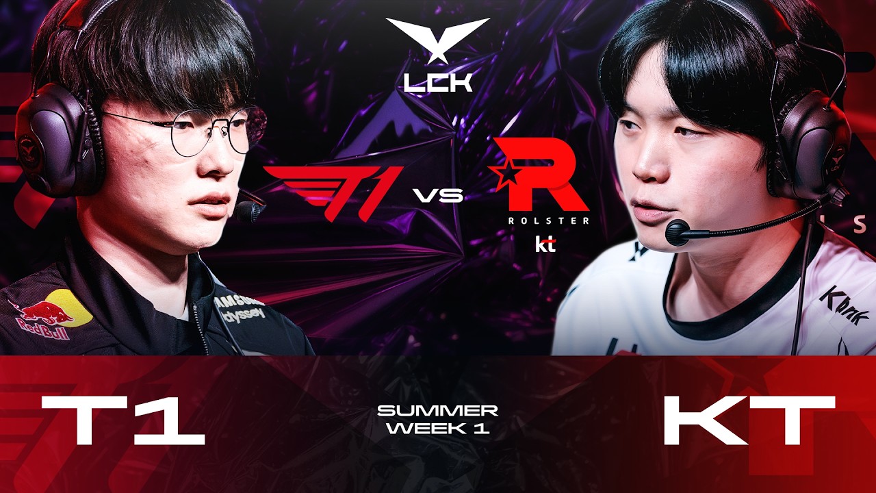 FIRST MATCH OF THE SUMMER SEASON - T1 vs KT ROLSTER - LCK SUMMER 2026