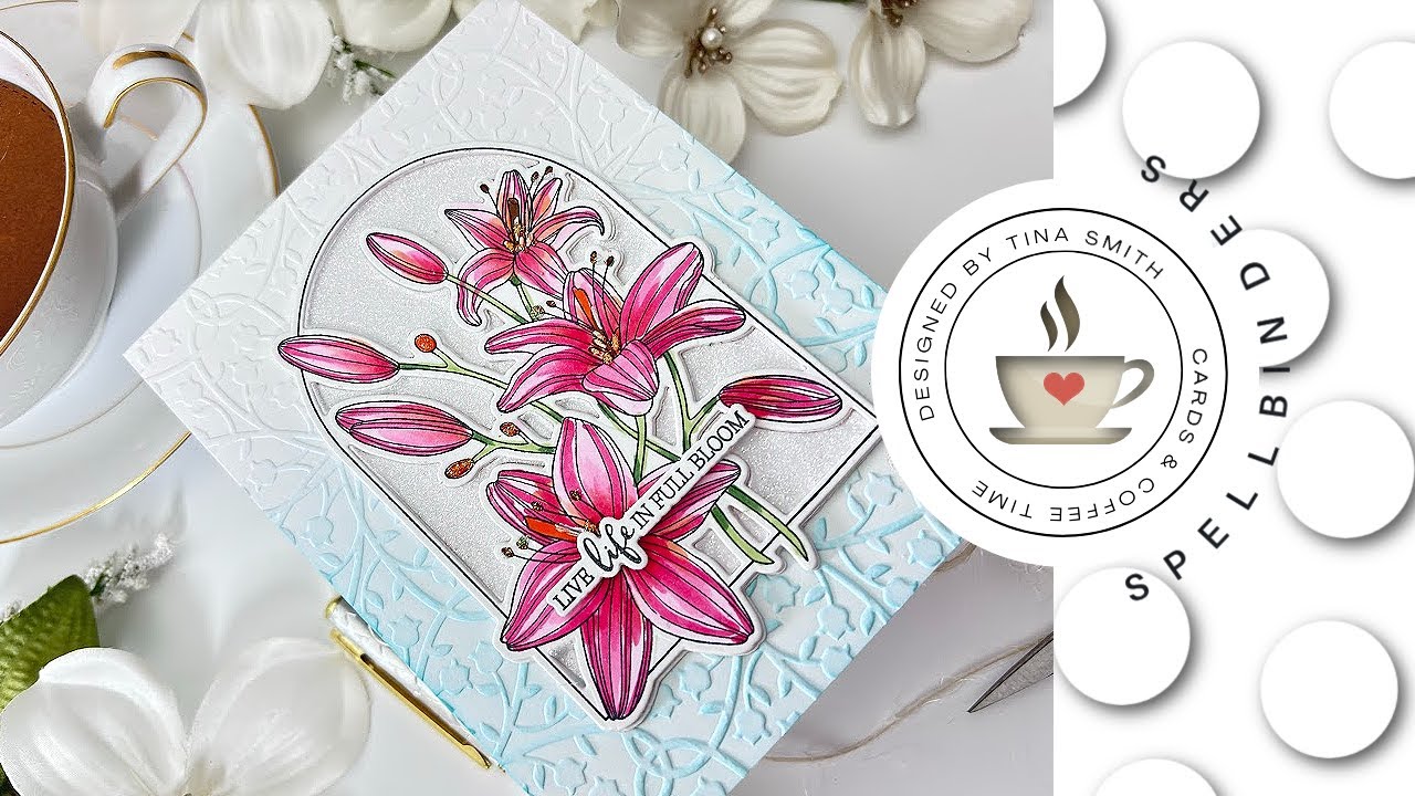 Cardmaking with Spellbinders Club Kits | Clear Stamp & Die Club & Embossing Folder Club Feb 2024
