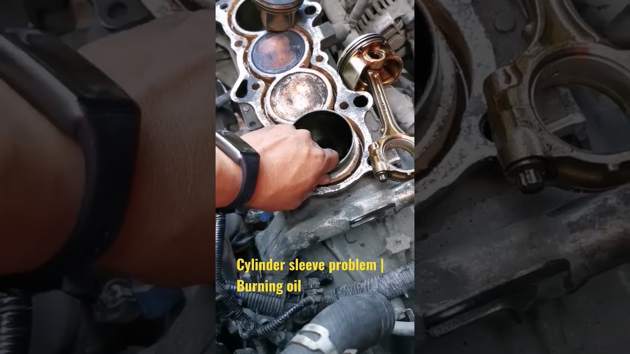 Cylinder sleeve problem #carfix #car #repair #suzukiswift #automobile