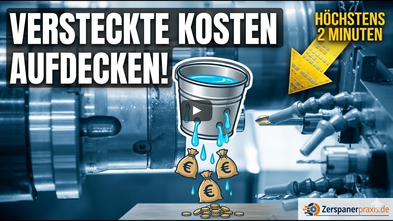 Versteckte Kosten in der Zerspanung: Wo Sie täglich Geld verlieren