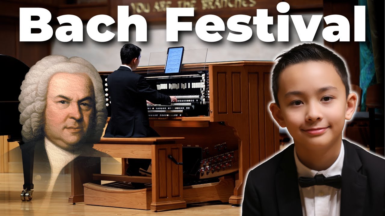 I played the Prelude & Fugue in C minor, BWV 549 at Bach Festival!