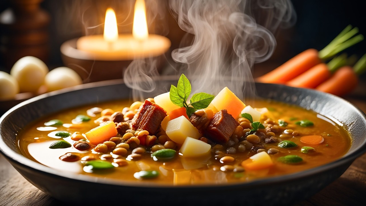 Ваш идеальный сытный СУП: чечевица и мясо для семьи!