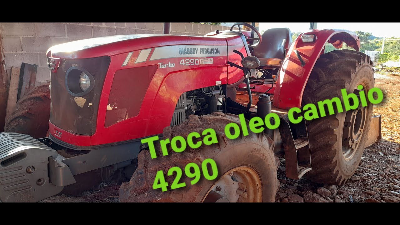 Como Trocar o oleo do cambio e hidraulico Massey 4290
