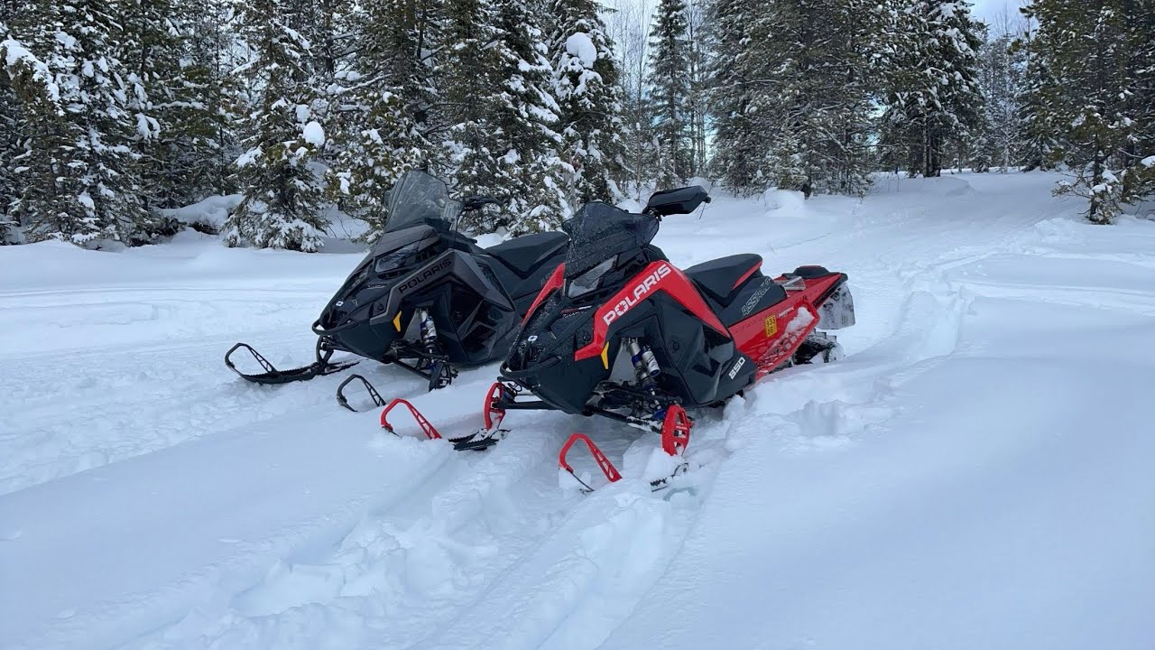 Polaris Matryx Switchback Assault 850 Trail Riding